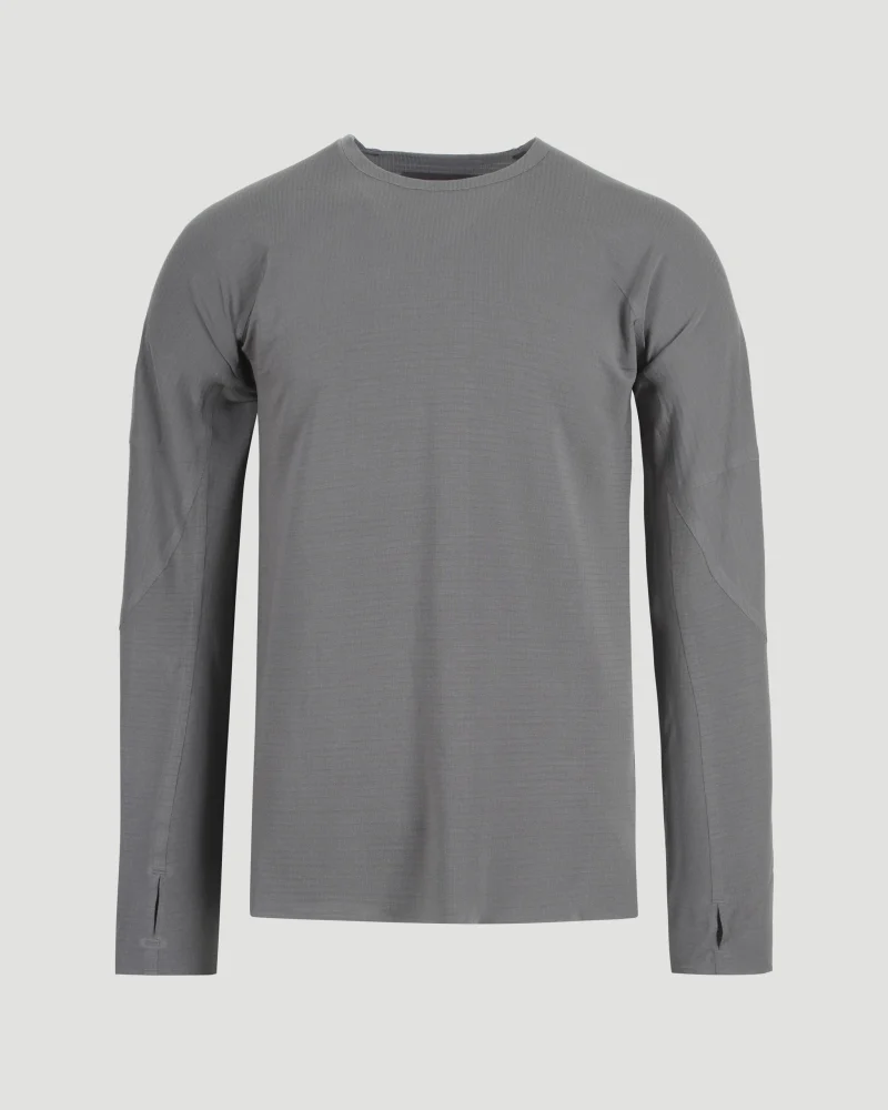 Running Long Sleeve Tee in Grey