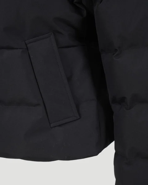 Cropped Down Jacket in Black — снимка 4