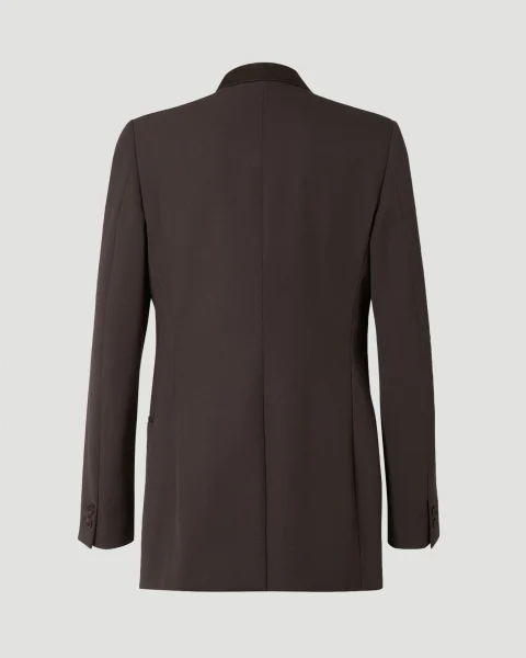 Wool Blazer in Brown — снимка 2