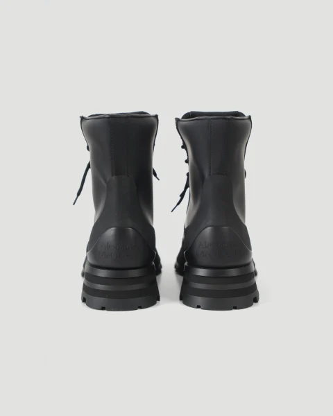 Wander Lace Up Boot in Black — снимка 5