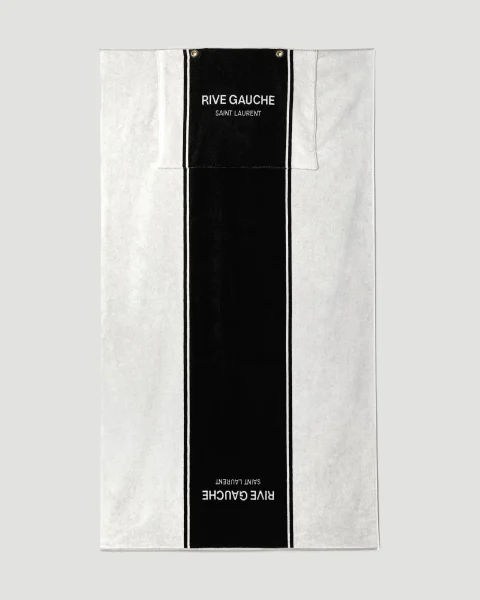 Rive Gauche Towel Tote Bag in Terry Cloth — снимка 3
