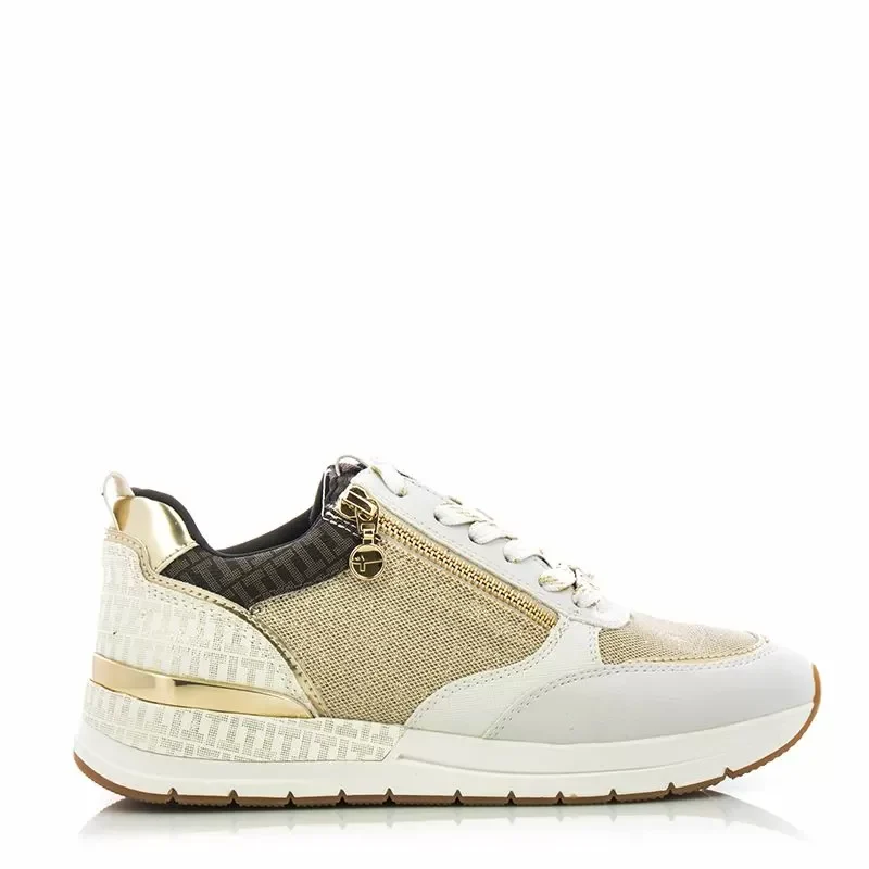Дамски Сникърс TAMARIS – 1-1-23732-20 493 IVORY/GOLD COM
