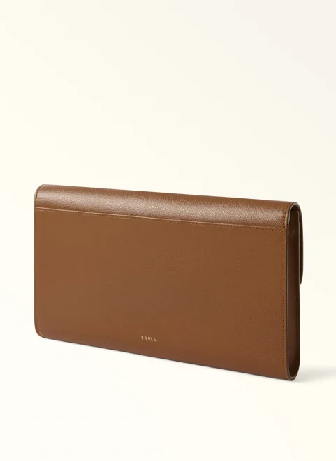 Клъч Furla Iride Cognac — снимка 2