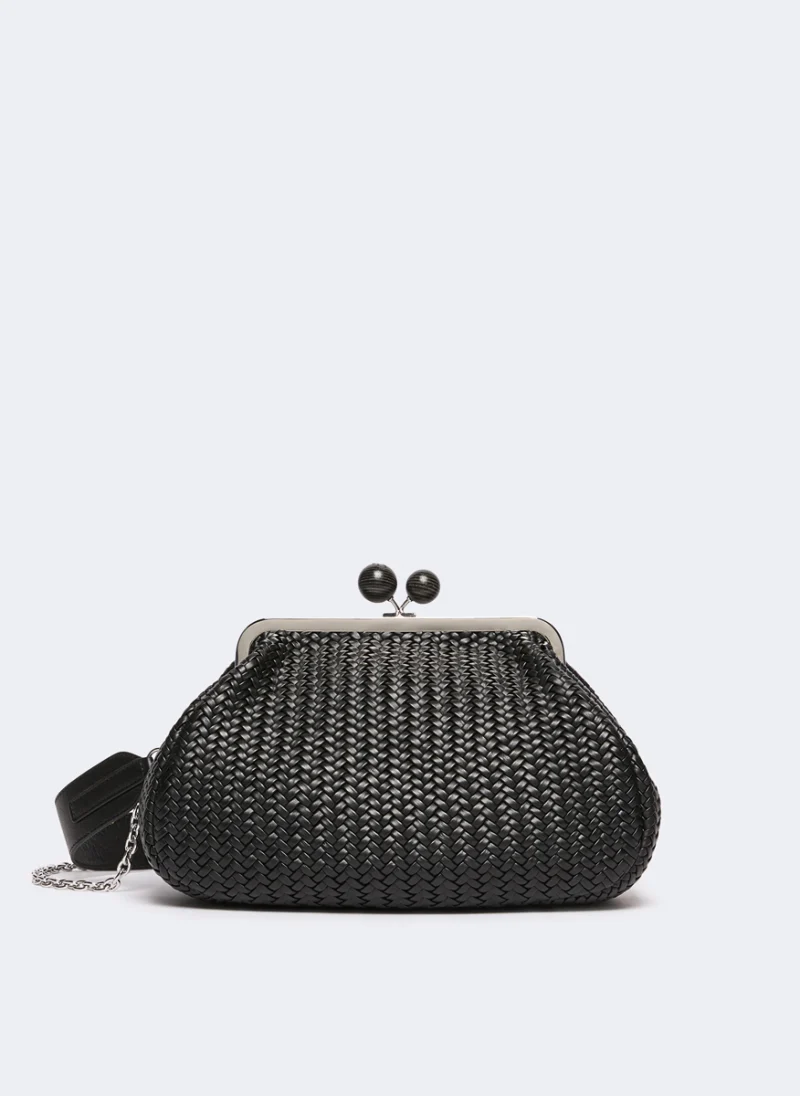 Плетена чанта Medium Pasticcino Weekend Max Mara Wkaere