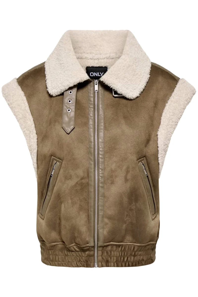 Яке Onlzen Bonded Waistcoat 15374150 18-0928 TCX sepia