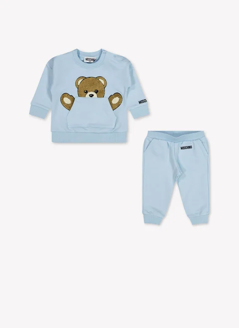 Спортен комплект с Teddy Bear' мотив Moschino Kids