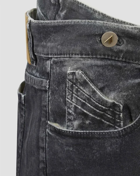 Long Pants in Matte Coated Canvas — снимка 3