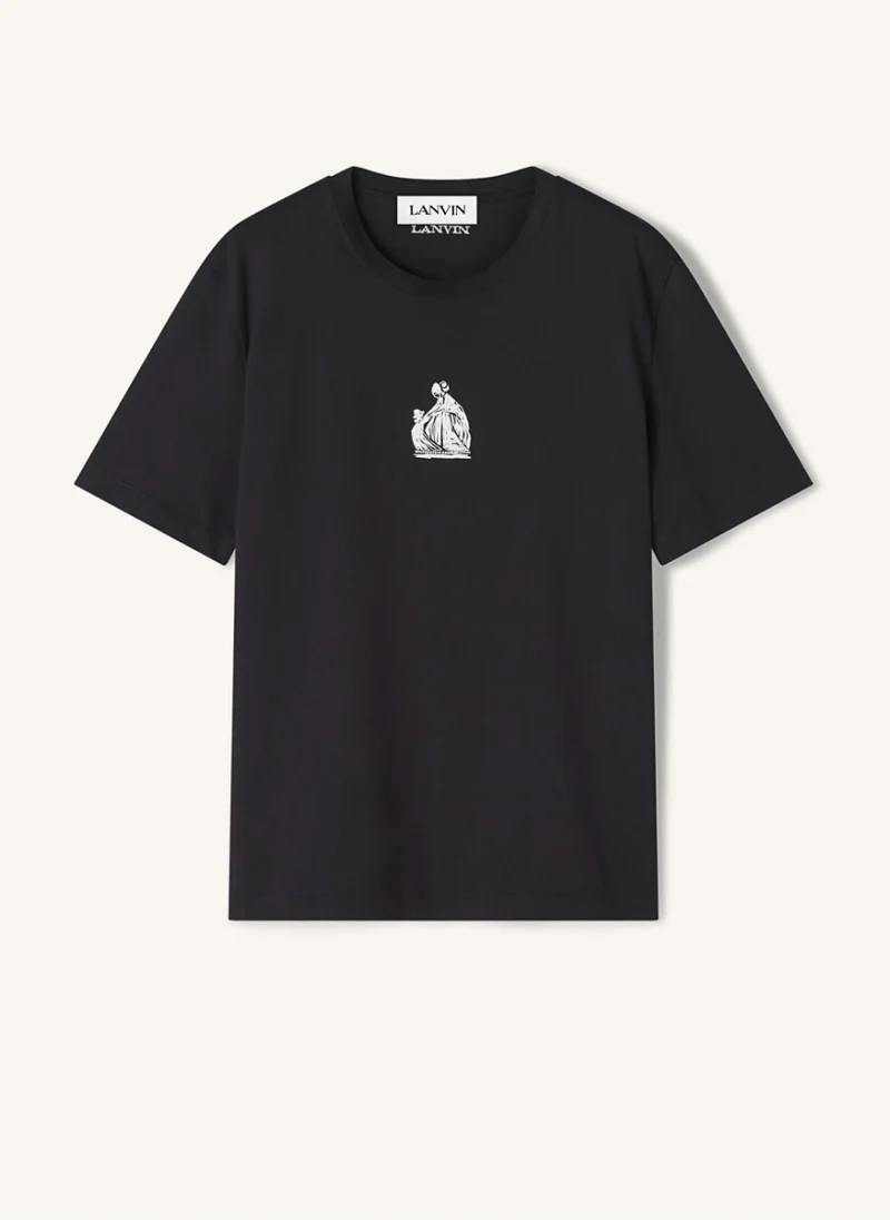 Тишърт с принт Lanvin — снимка 6