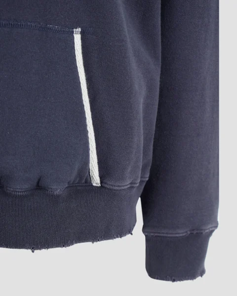 Distressed Hoodie in Grey — снимка 4