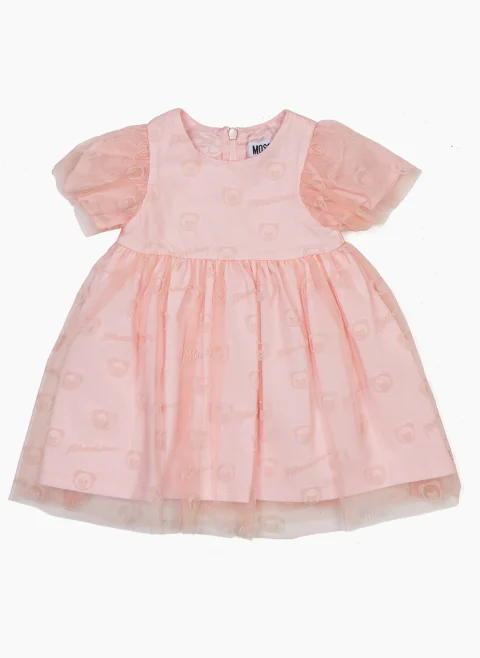 Рокля с тюл Moschino Kids