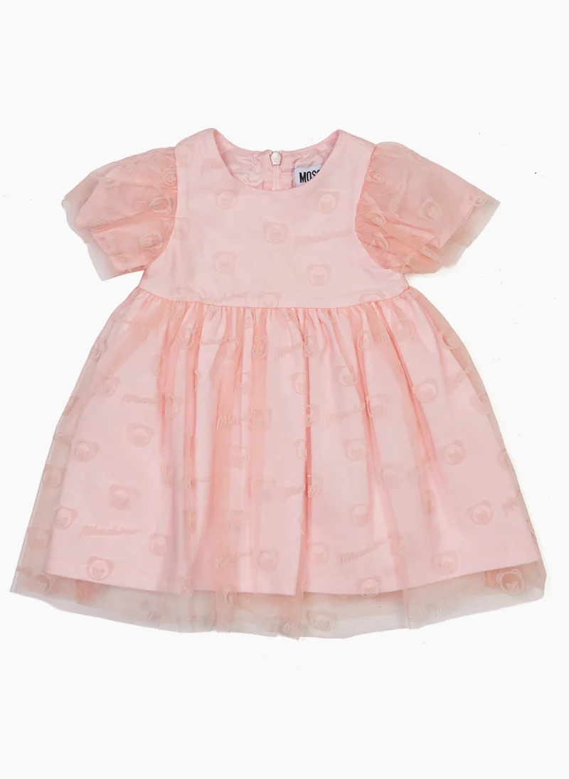 Рокля с тюл Moschino Kids