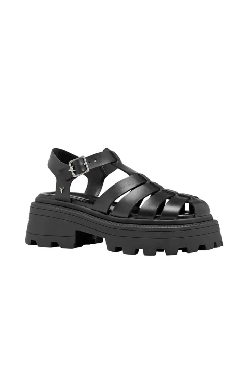 Сандали Rare 0112000843 black — снимка 2