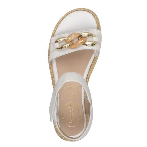 Дамски Равни Сандали Tamaris COMFORT – Tamaris COMFORT WHITE — снимка 5