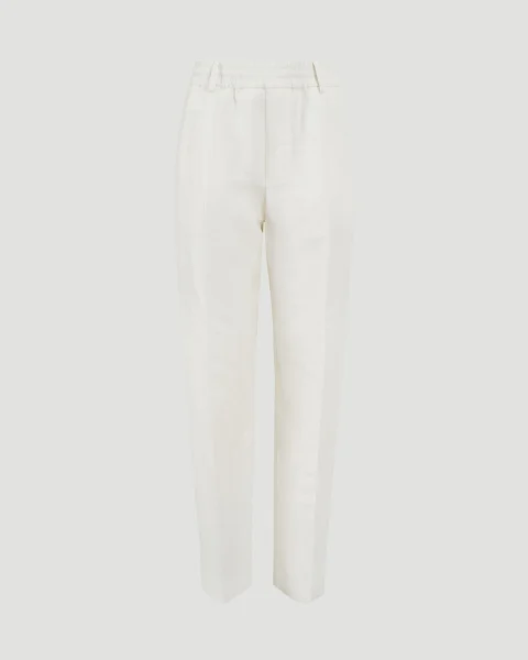 Canvas Trousers in Cream