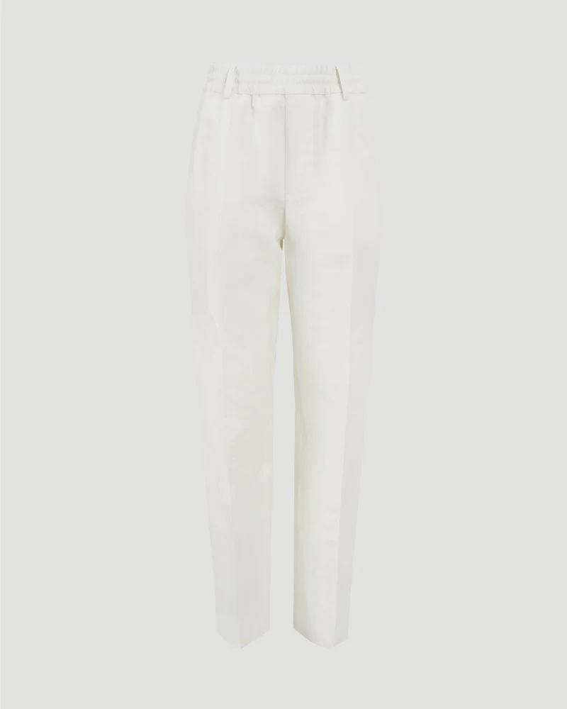 Canvas Trousers in Cream