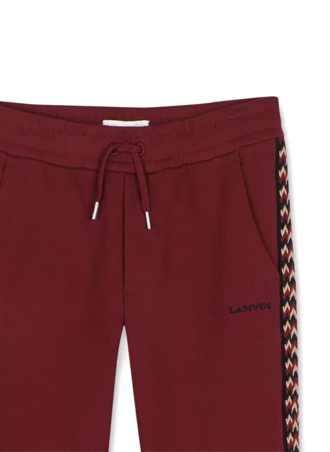 Спортен панталон с кантове Lanvin Kids — снимка 3