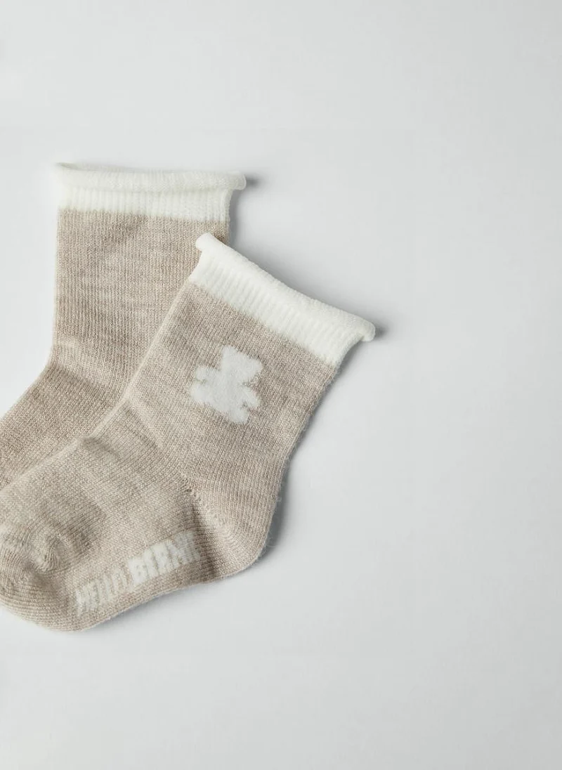 Сет чорапи от кашмир 'Bernie' Brunello Cucinelli Kids — снимка 2