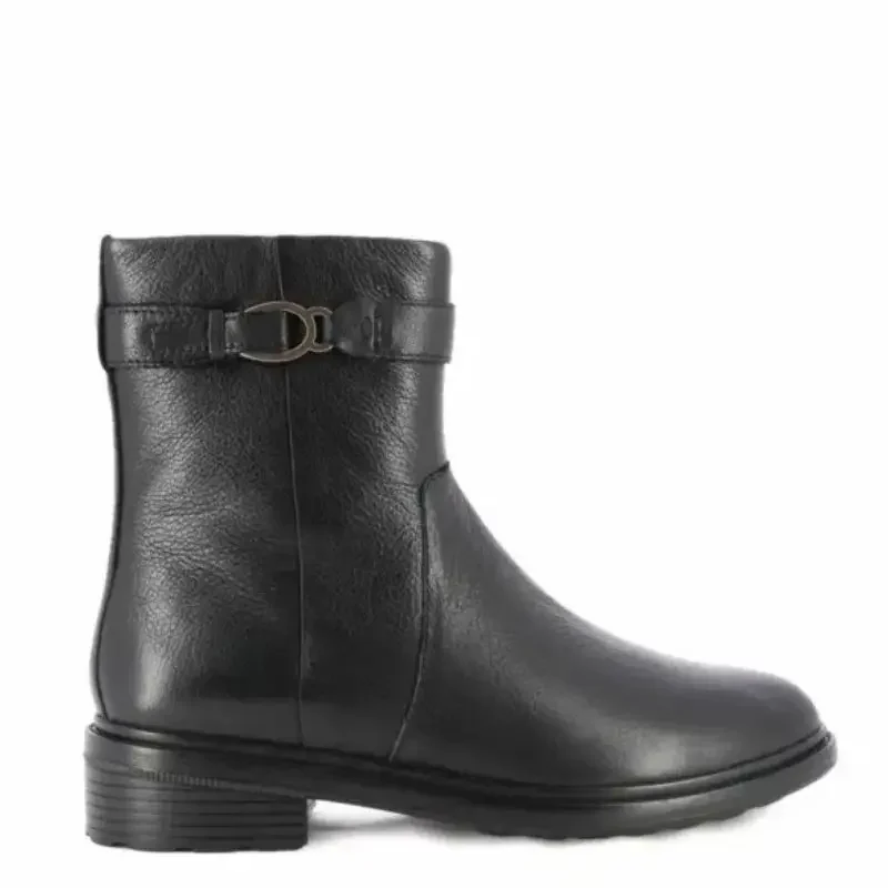 Дамски Равни Боти GEOX – D56TGA D WALK PLEASURE BLACK
