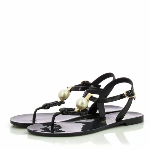 Дамски Плажни Сандали PETITE JOLIE – PJ7068 BLACK — снимка 3