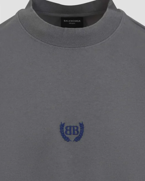 Logo T-Shirt in Dark Grey — снимка 2