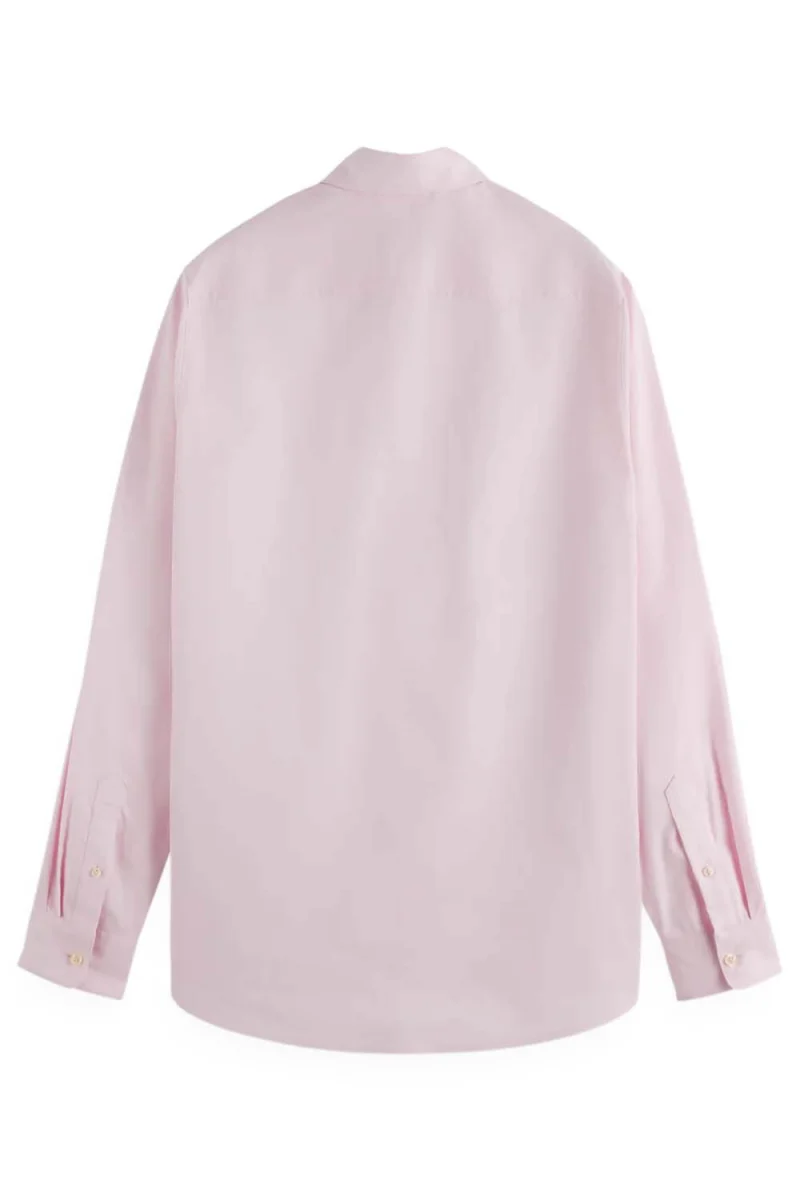 Риза Regular Fit Solid Oxford 179863 SC650 light lilac — снимка 2