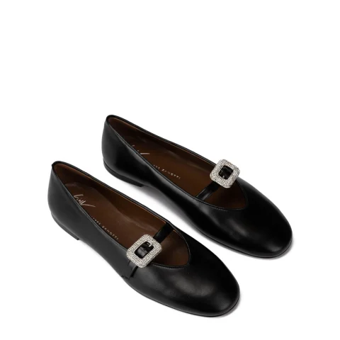 Дамски кожени балерини Giuseppe Zanotti — снимка 6