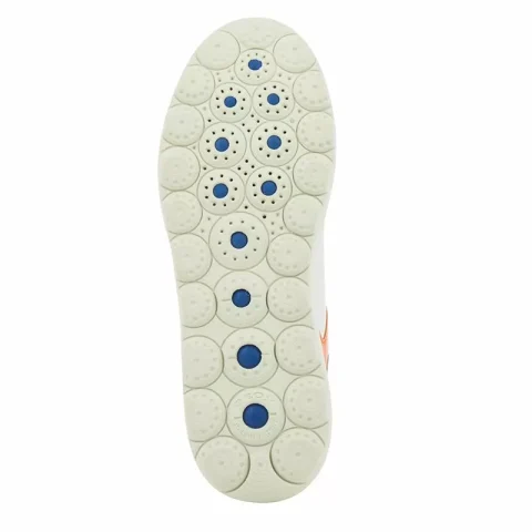 Дамски Сникърс GEOX – D45TCE 299 D SPHERICA EC4.1 WHITE/ORANGE — снимка 4
