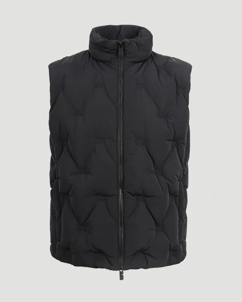 Quilted Vest in Black