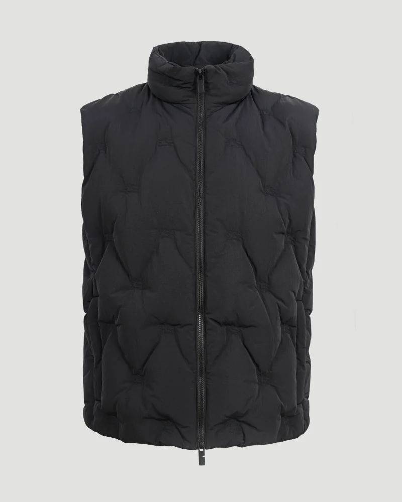 Quilted Vest in Black