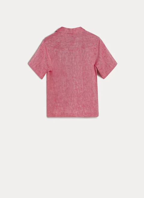Риза от 100% лен Brunello Cucinelli Kids 4-6 — снимка 2