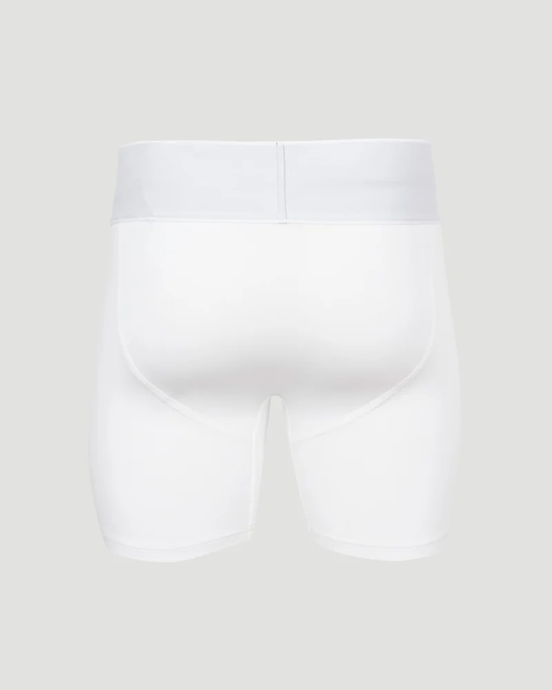 Midway Boxer Briefs in White Soft Cotton Jersey — снимка 2