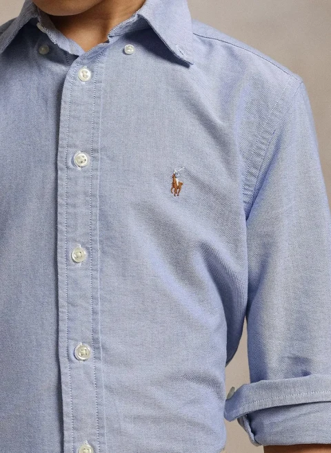 Риза с бродерия Ralph Lauren Kids 7-14 — снимка 3