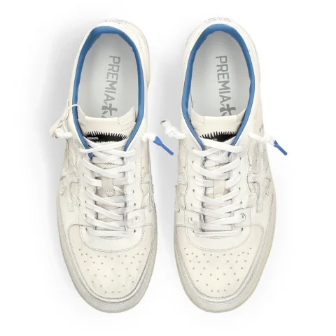 Мъжки бели спортни обувки Bskt Clay Premiata — снимка 9
