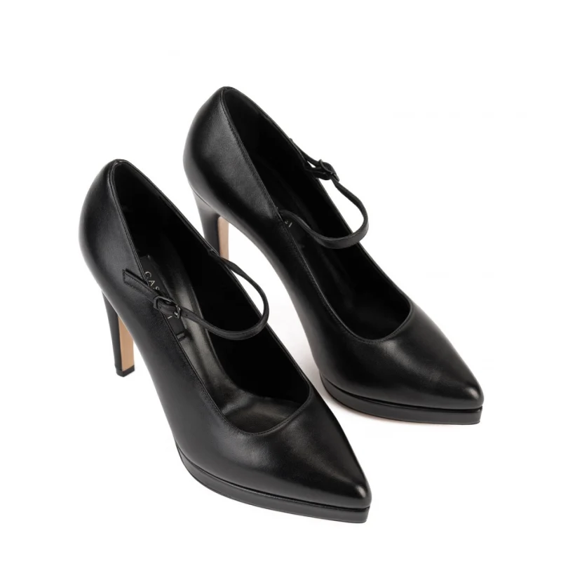 Дамски черни обувки Casadei — снимка 6