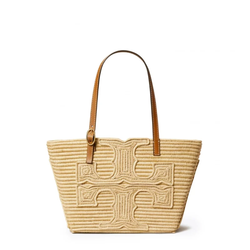 Дамска чанта рафия Ella Small TORY BURCH
