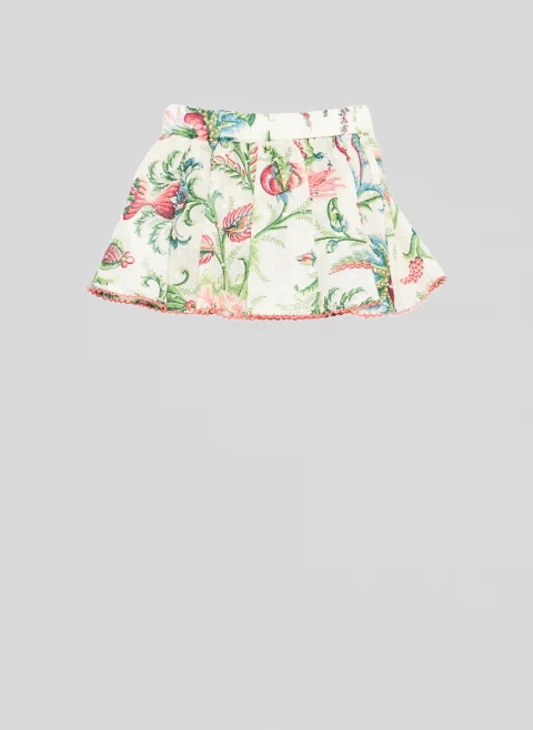 Пола с флорален принт Etro Kids — снимка 2