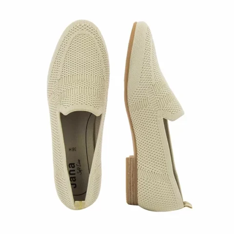 Дамски Лоуфър Jana Softline – 8-24266-42 400 BEIGE — снимка 5
