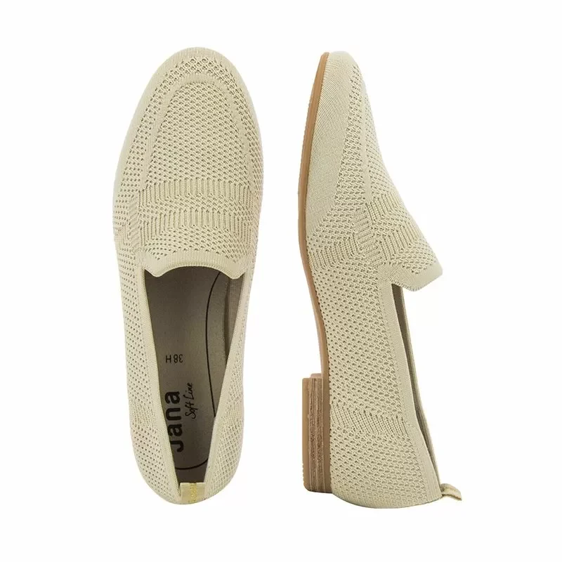Дамски Лоуфър Jana Softline – 8-24266-42 400 BEIGE — снимка 5