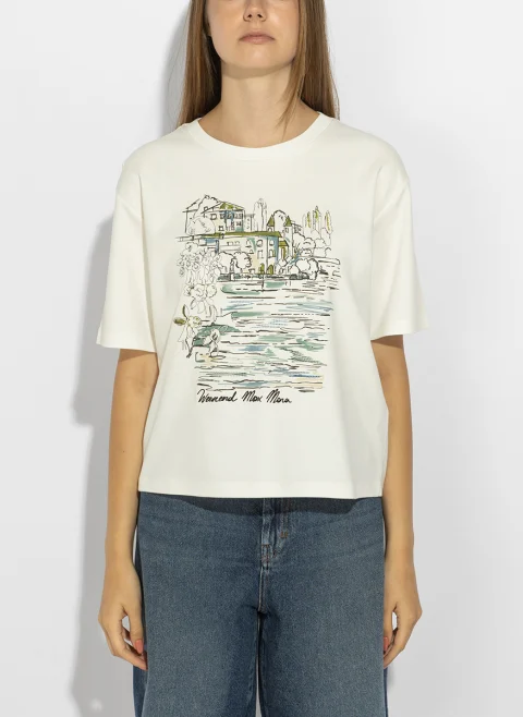 Тишърт 'Boxy fit' Weekend Max Mara Wkdsala — снимка 5
