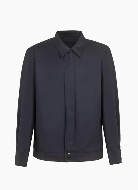 Яке от вълна 'Shirt style' Brioni — снимка 1