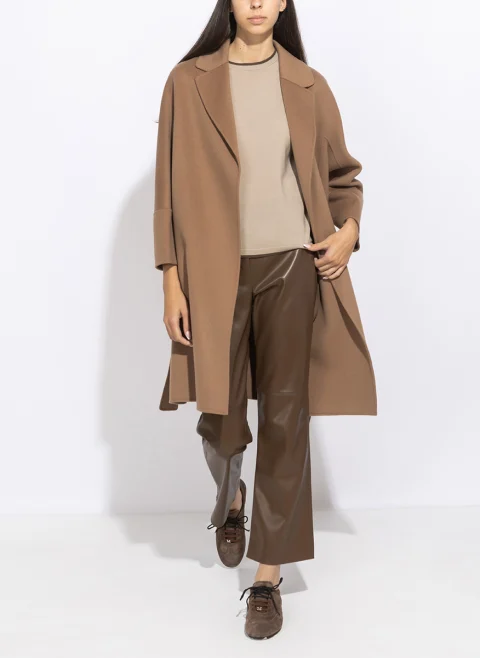 Панталон с кожен ефект 'S Max Mara Smmsublime