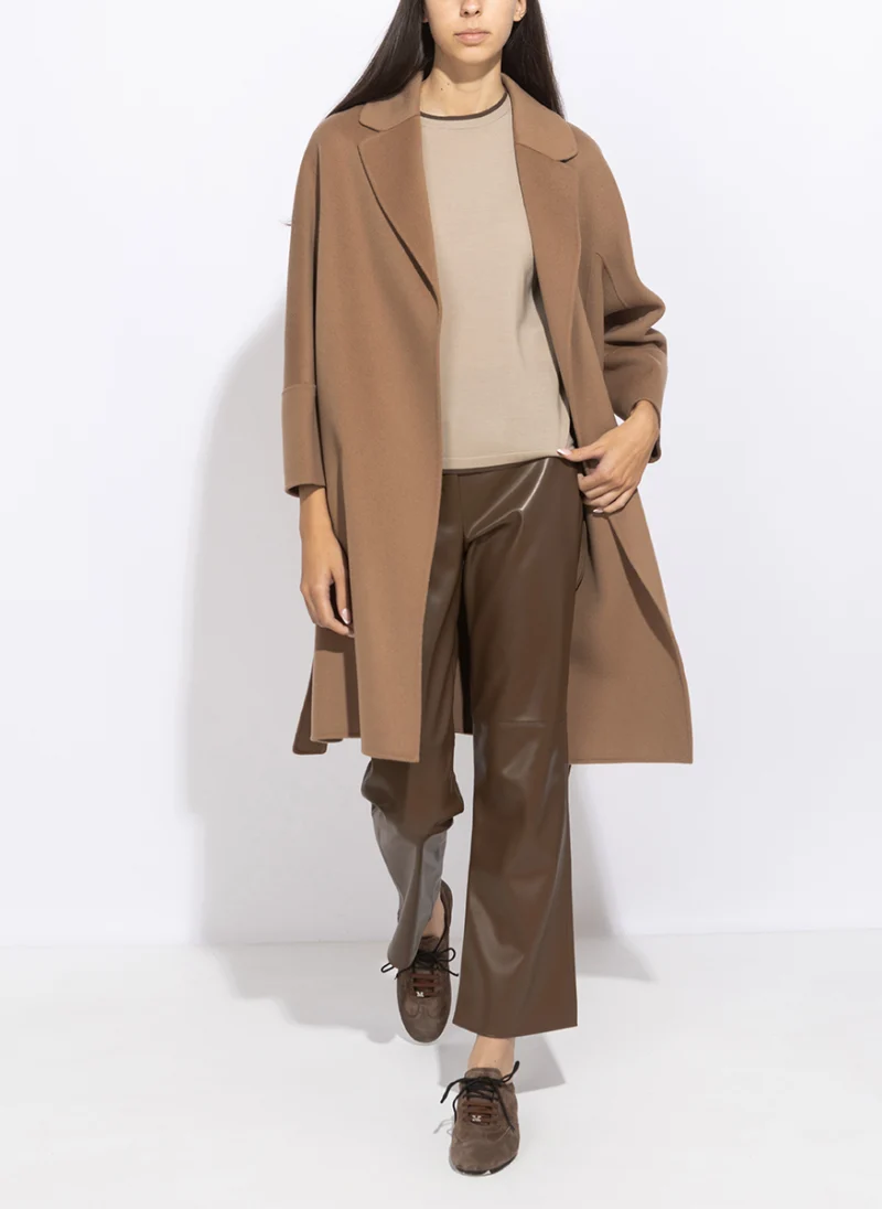 Панталон с кожен ефект 'S Max Mara Smmsublime