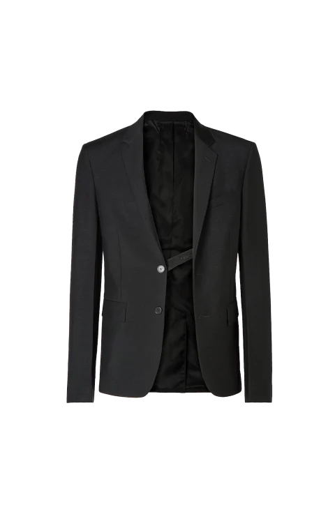 Kid Mohair Blazer in Black