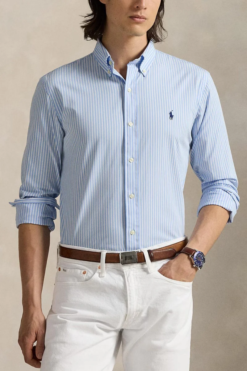 Риза Bistrch Poplin-Cubdppcs 710929346018 400 blue — снимка 2