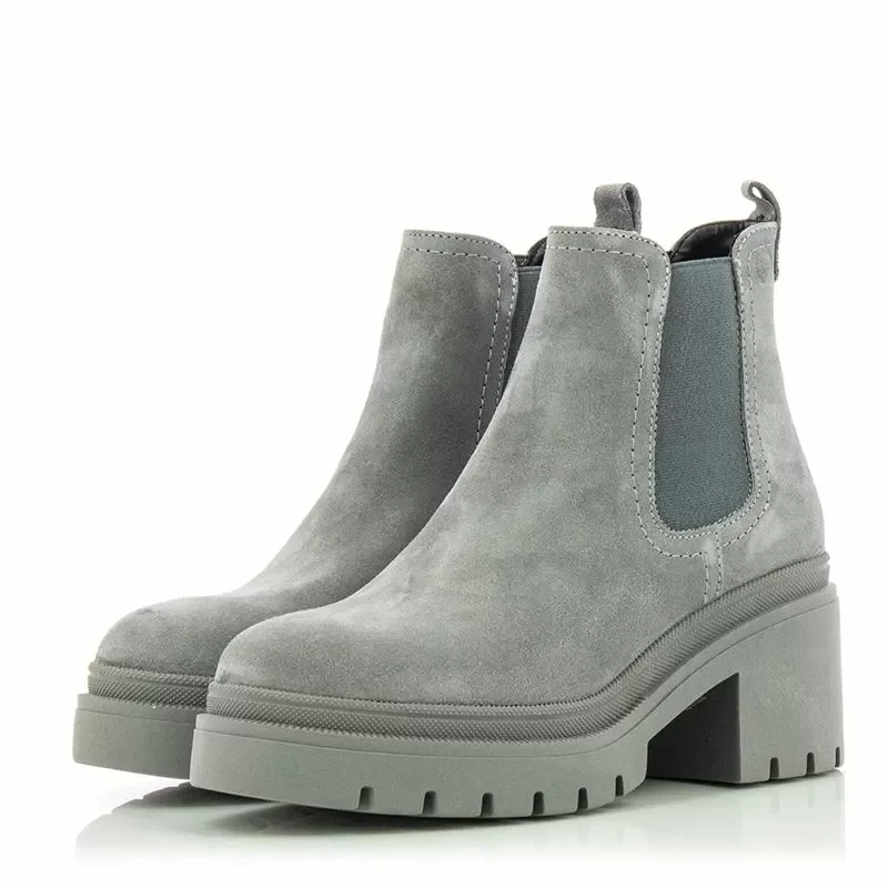 Дамски Боти На Ток TAMARIS – 1-25459-41 200 GREY — снимка 3