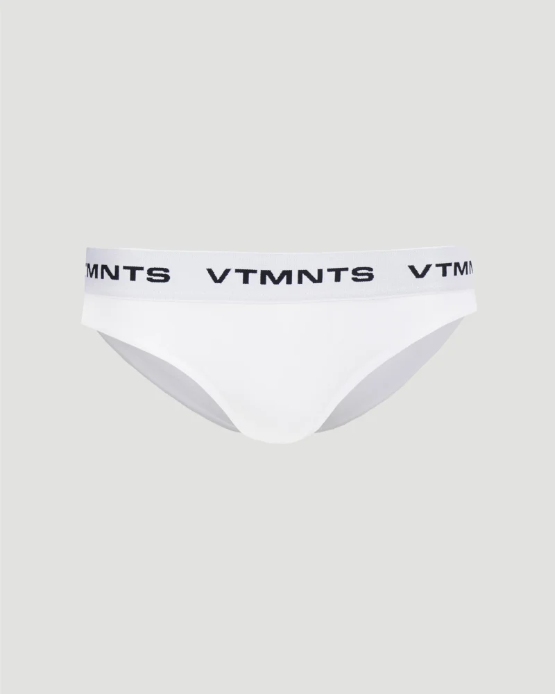 Logo Briefs in White