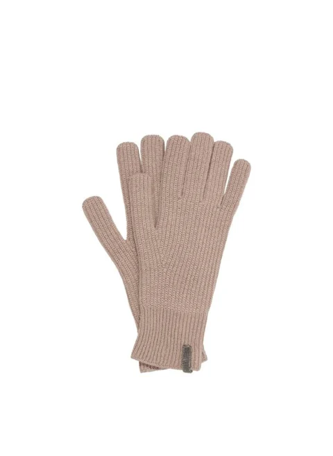 Ръкавици от 100% кашмир Brunello Cucinelli Kids S