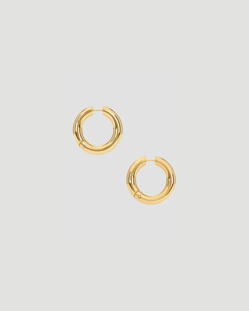 Mini Hoop Earrings in Metal