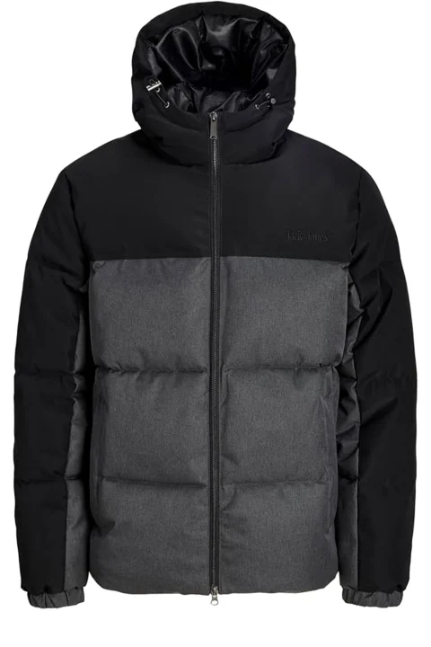 Яке Jjoxford Melange Puffer Hood 12298693 C-N10 black