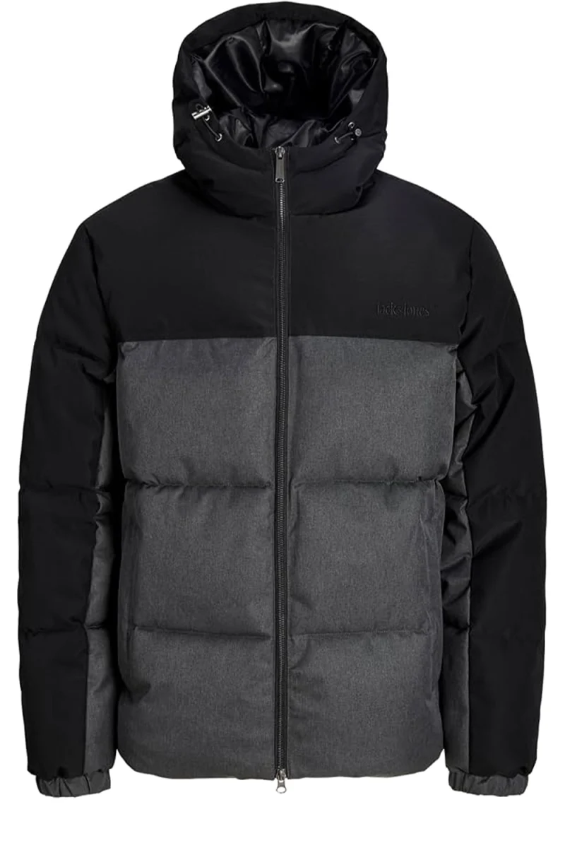 Яке Jjoxford Melange Puffer Hood 12298693 C-N10 black